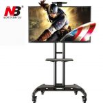 עגלה ניידת מעוצבת למסכים NB 1500