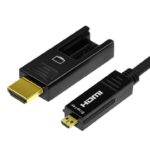 ⁦כבל HDMI2.0 באורך 30 מטר עם ראש פריק בצד אחד.⁩ – תמונה ⁦2⁩