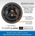 ⁦רמקול שקוע עגול MONITOR AUDIO C180⁩ – תמונה ⁦4⁩